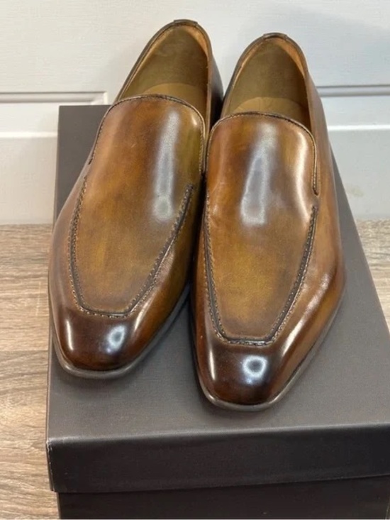 Scarpe Di Bianco Men\'s Italian handmade‎ loafers size 8.5 (US 9.5) in “Sombrero\